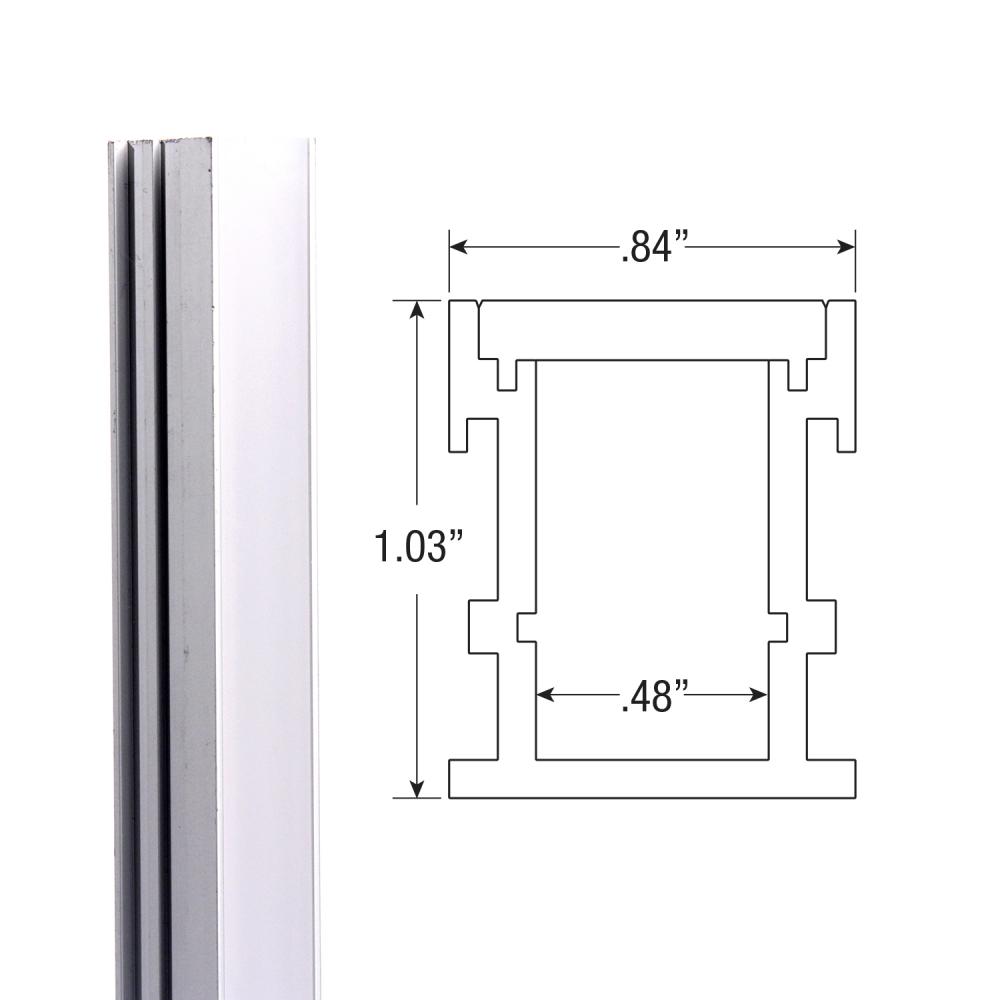 Extruded 8 foot Mud-In Walk Over Channel