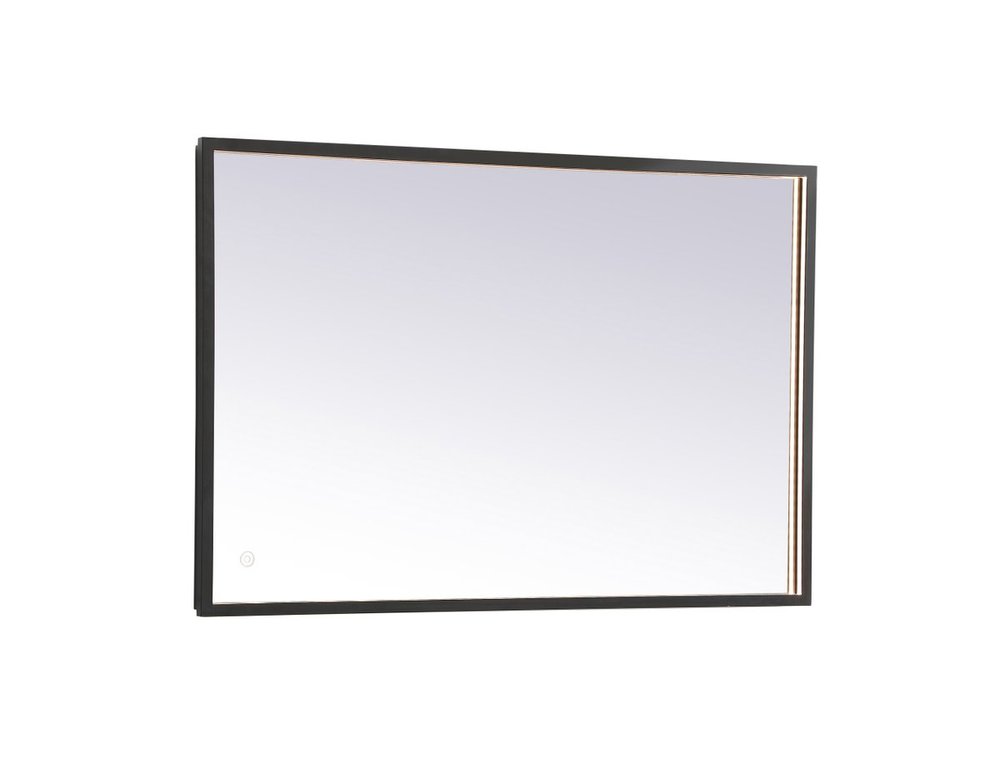 Pier 20x40 inch LED mirror with adjustable color temperature 3000K/4200K/6400K in black