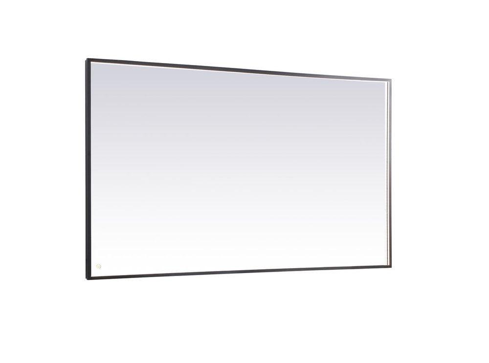 Pier 42x72 inch LED mirror with adjustable color temperature 3000K/4200K/6400K in black