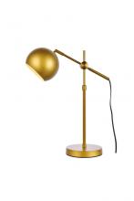 Elegant LD2363BR - Forrester 1 light brass table lamp