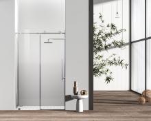 Elegant SD101-4876PCH - Frameless Shower Door 48x76 Polished Chrome