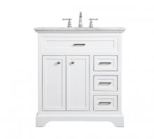 Elegant VF15032WH - 32 inch Single bathroom vanity in white