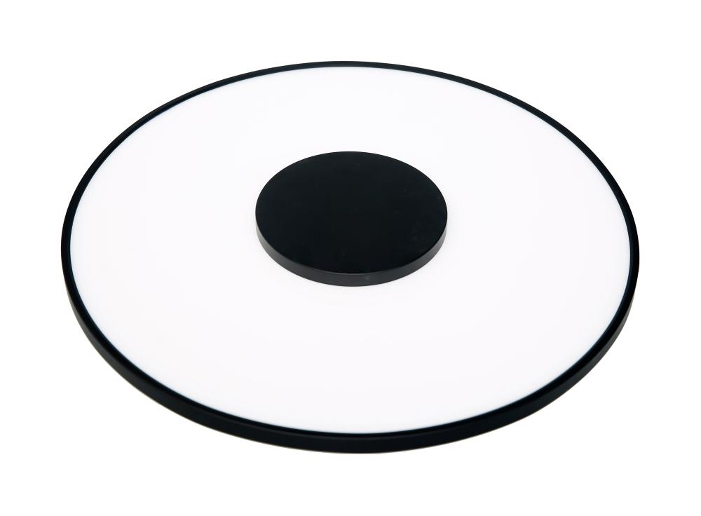 31.5 watt; 17" Flush Mount LED Fixture; Round Shape; Black Finish