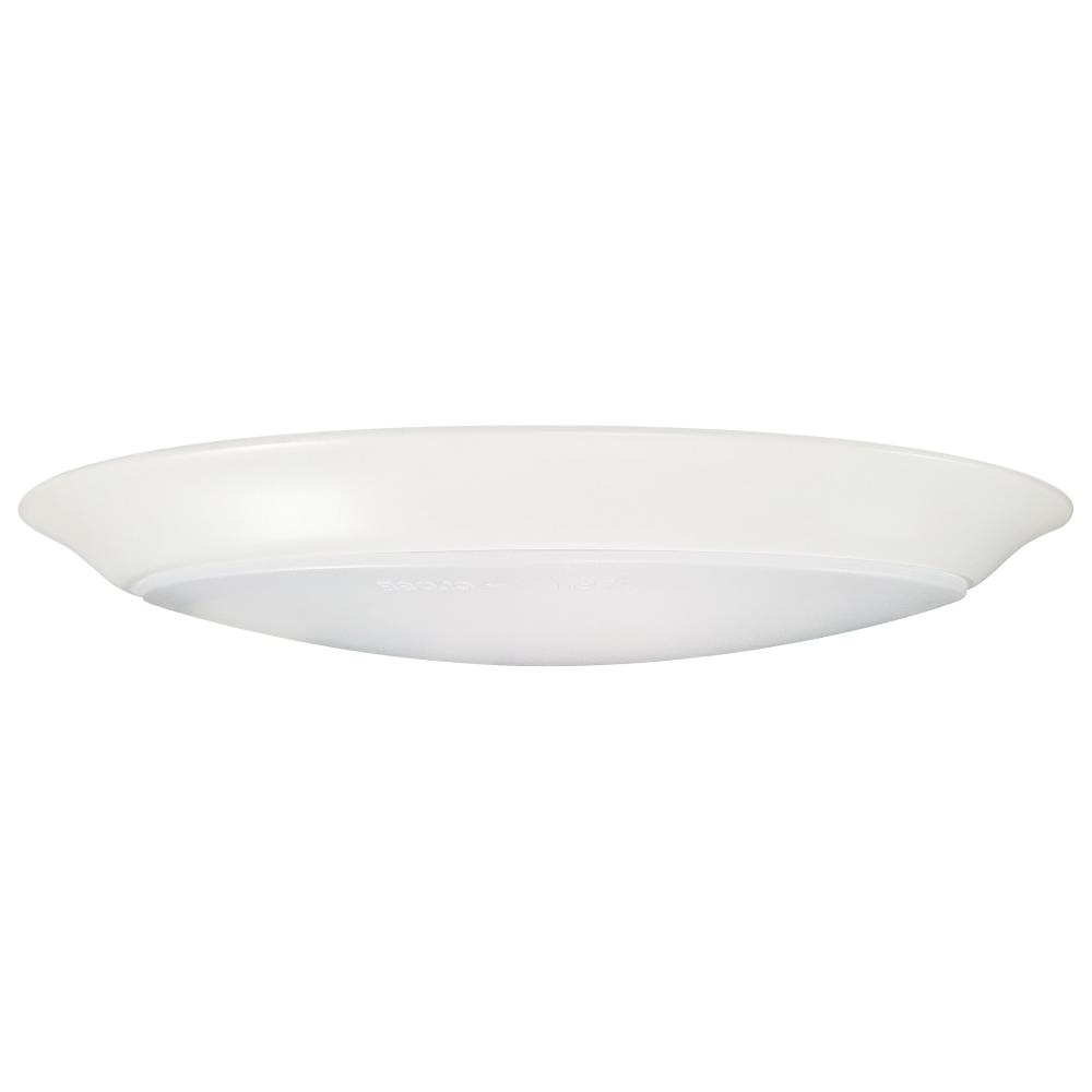 10 inch; LED Disk Light; 5000K; 6 Unit Contractor Pack; White Finish