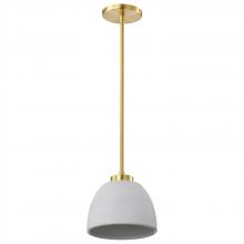 Nuvo 60/8002 - Collins; 8 Inch Mini Pendant; Ceramic with Gold Accents