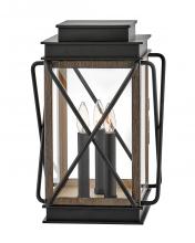 Hinkley 11197BK-LV - Medium Pier Mount Lantern 12v